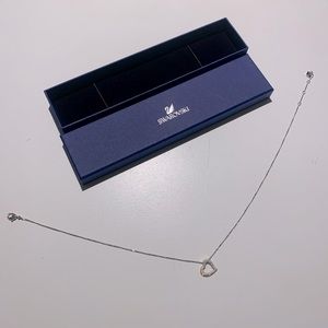 Swarovski Necklace with hearts charm